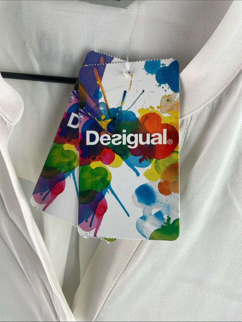 NWT Desigual Button-Up Blouse Size L - Picture 7 of 14
